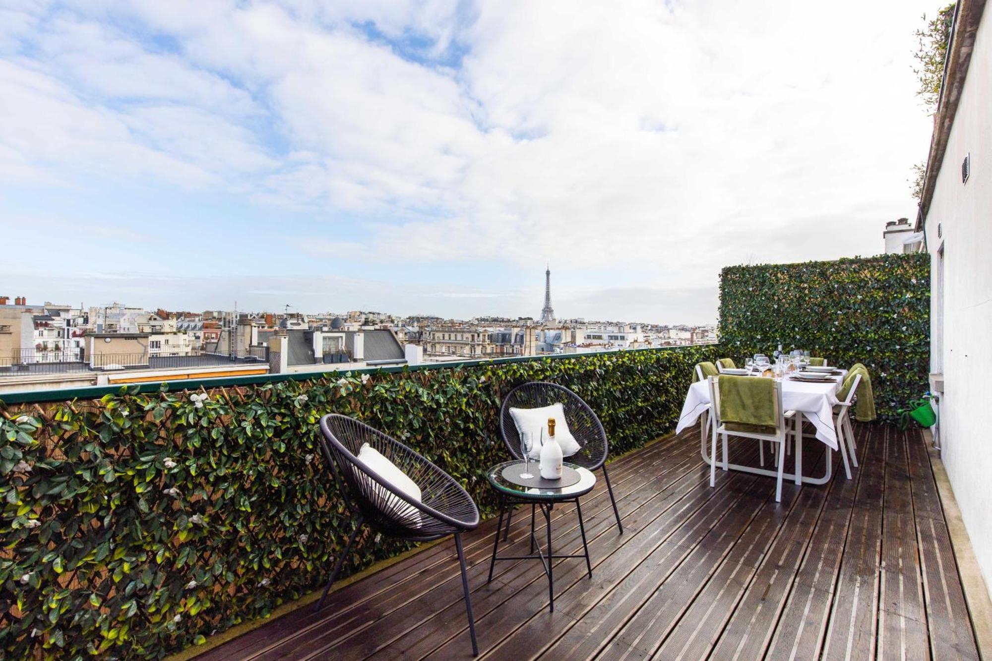 Apartment Charming Duplex - 1br-4p - Eiffel Tower View Paris