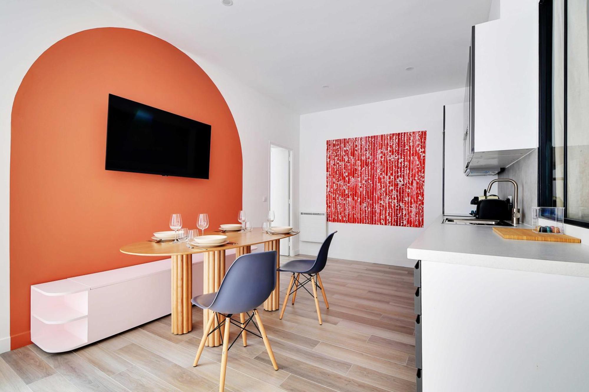 Charming With Patio - 2bd4p - Monceau Park Apartment Paris