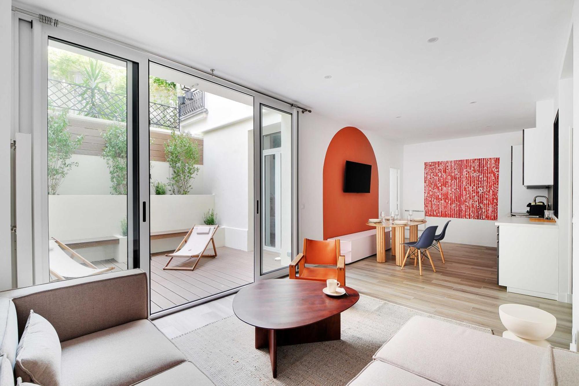 Charming With Patio - 2bd4p - Monceau Park Paris
