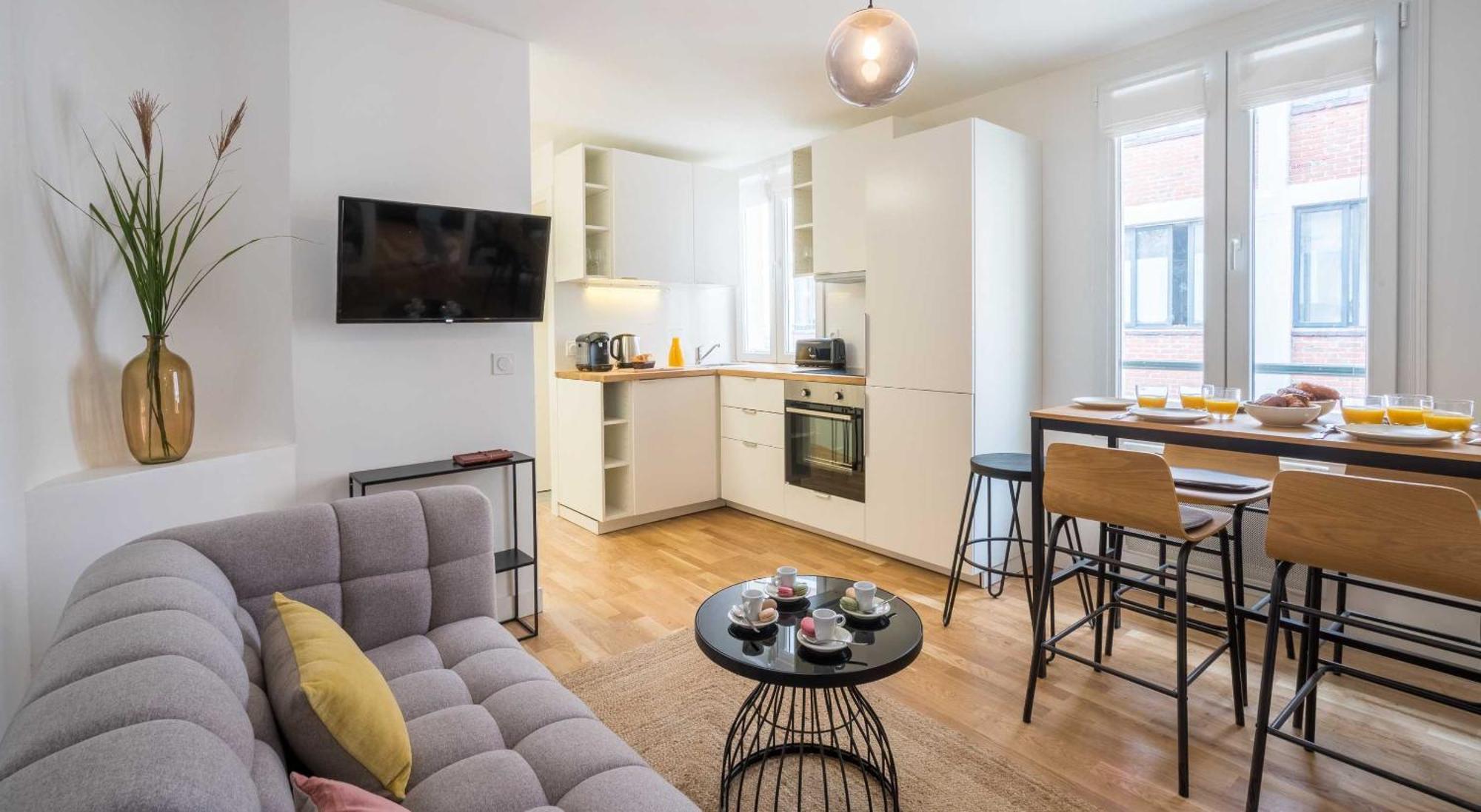 Appartement Cosy 3bdr-6p - Parc Des Buttes-chaumont