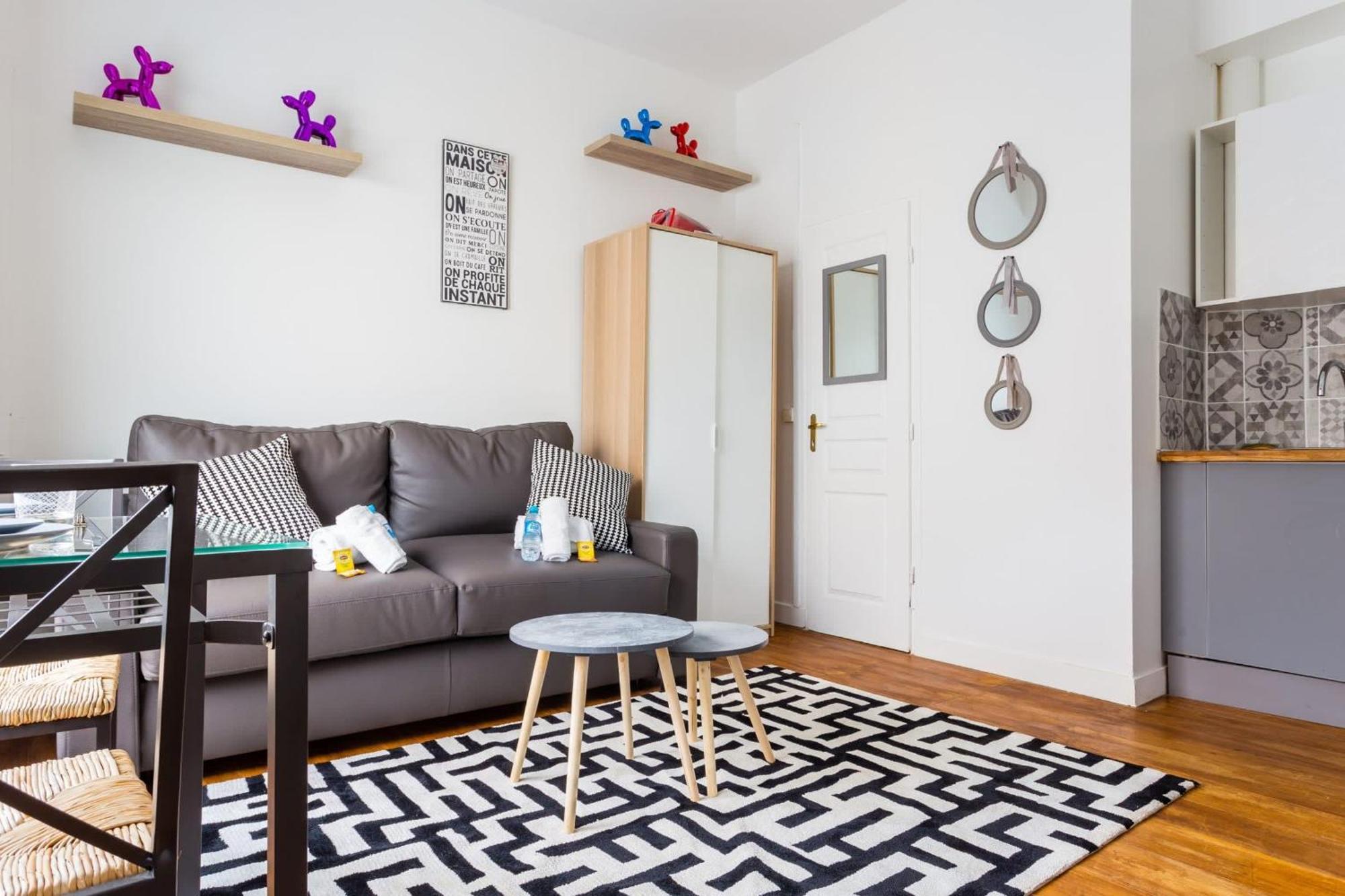 Cosy Studio Nation - Charonne Apartment
