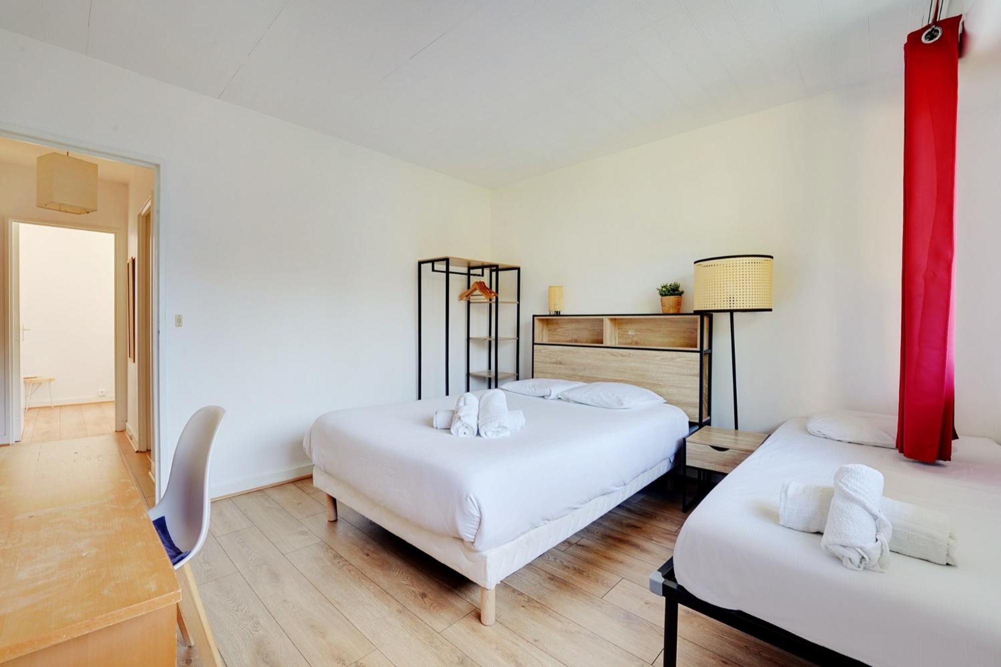 Familial Spacieux 2ch Avec Parking Prive Sup Apartamento *