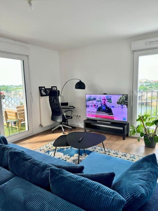 Vue Sur Seine 13eme Arrondissement Paris