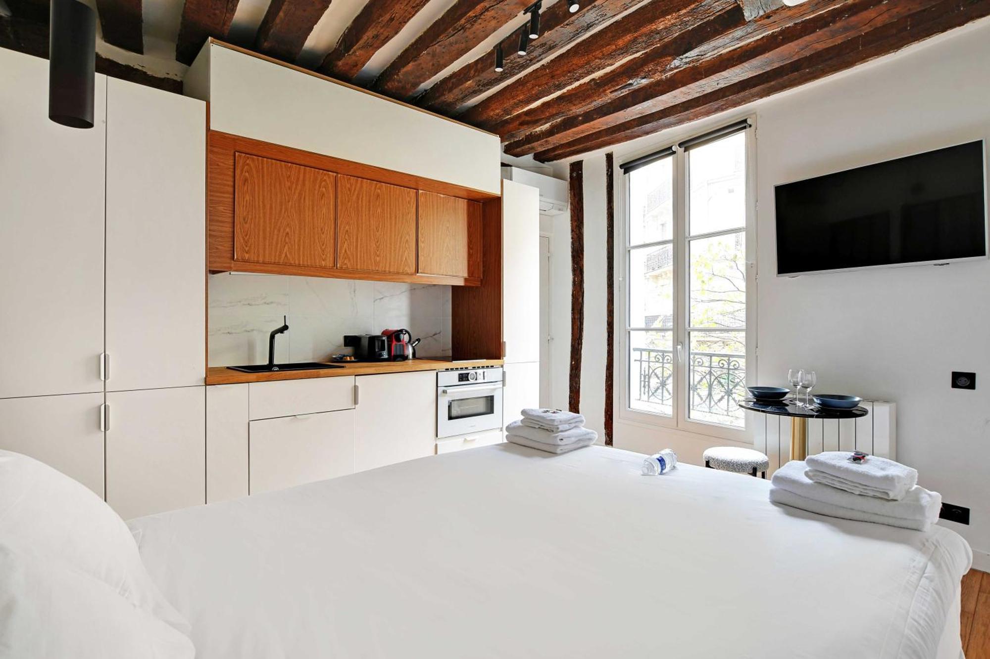 Charming A-c - 2p - Le Marais Appartement *