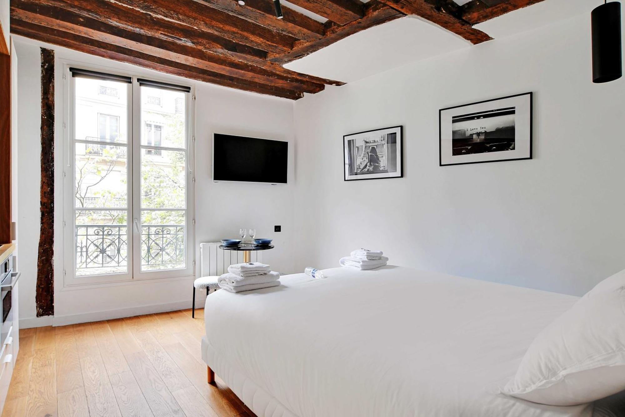 Charming A-c - 2p - Le Marais Appartement *
