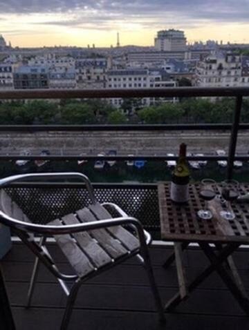 Floor With Eiffel Tower View And Roof Apartment Paris