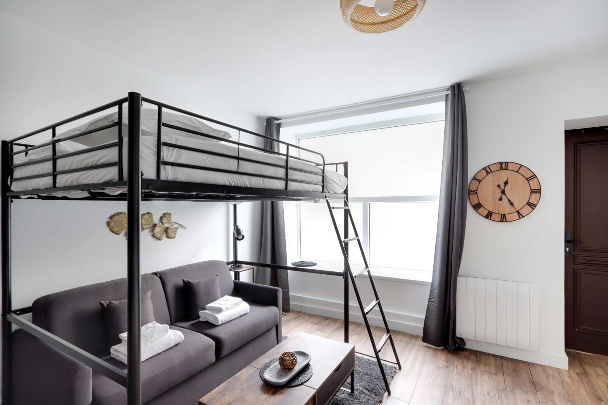 Spacious Studio Cute Neighborhood - Place D'italie