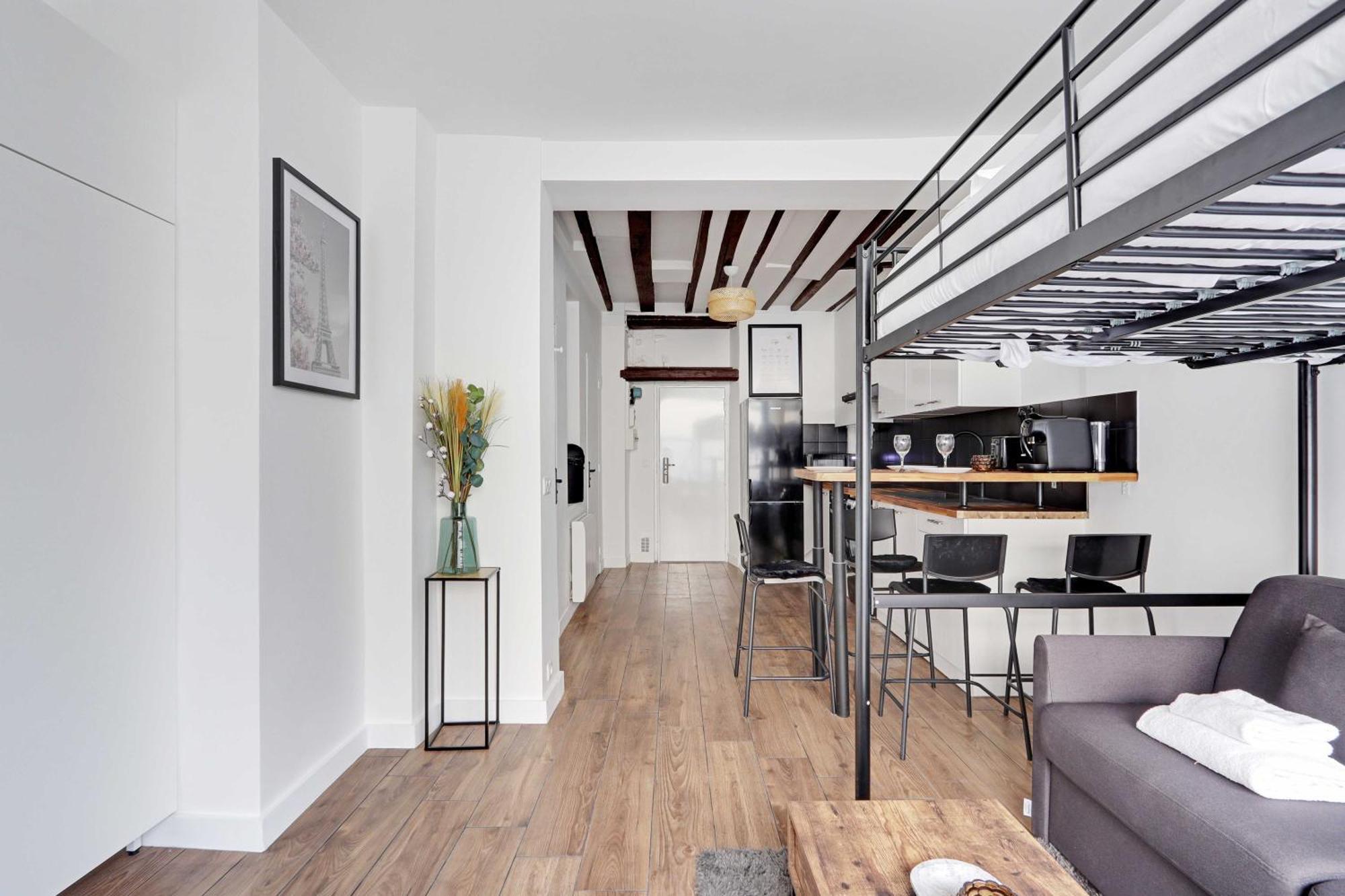 Apartment Spacious Studio Cute Neighborhood - Place D'italie