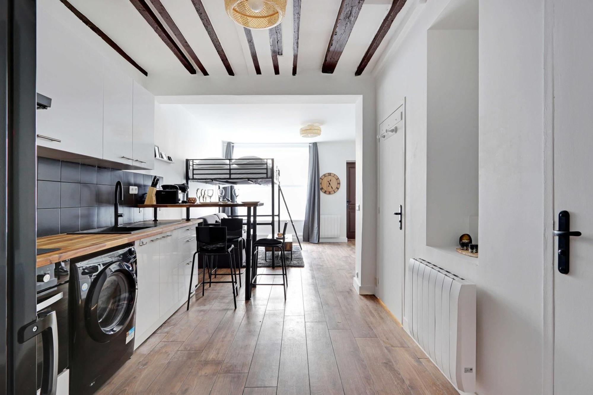 Spacious Studio Cute Neighborhood - Place D'italie *