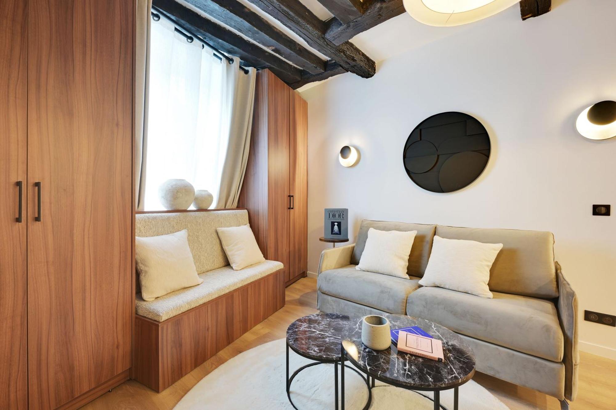 Chic - 1br-4p -ac- Marais-vosges Apartment Paris