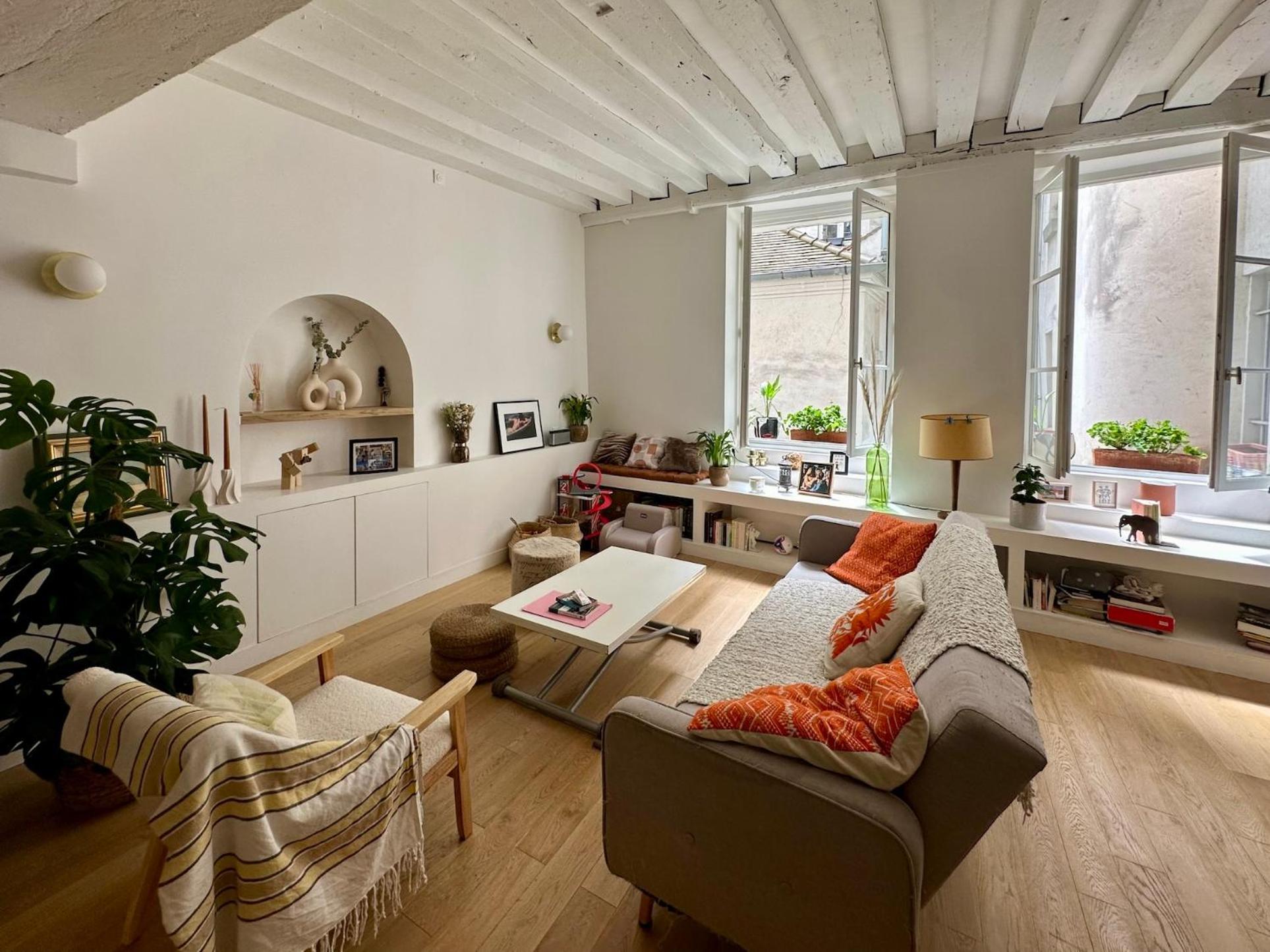 Marais 8rdl - 2 Rooms, 2 Bathrooms, Terrace Apartment