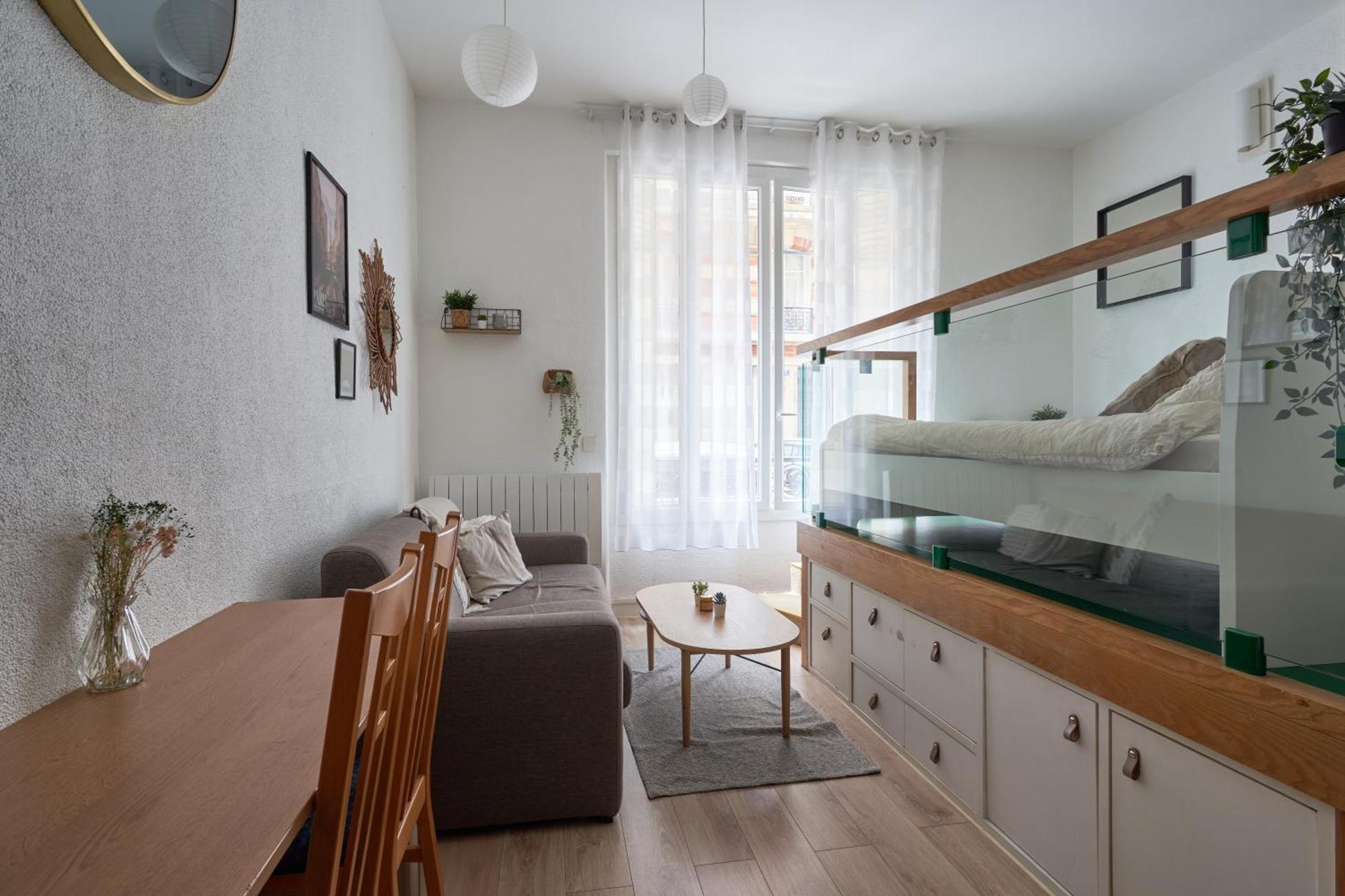 Apartment Contemporary Studio For 2 Ternes *