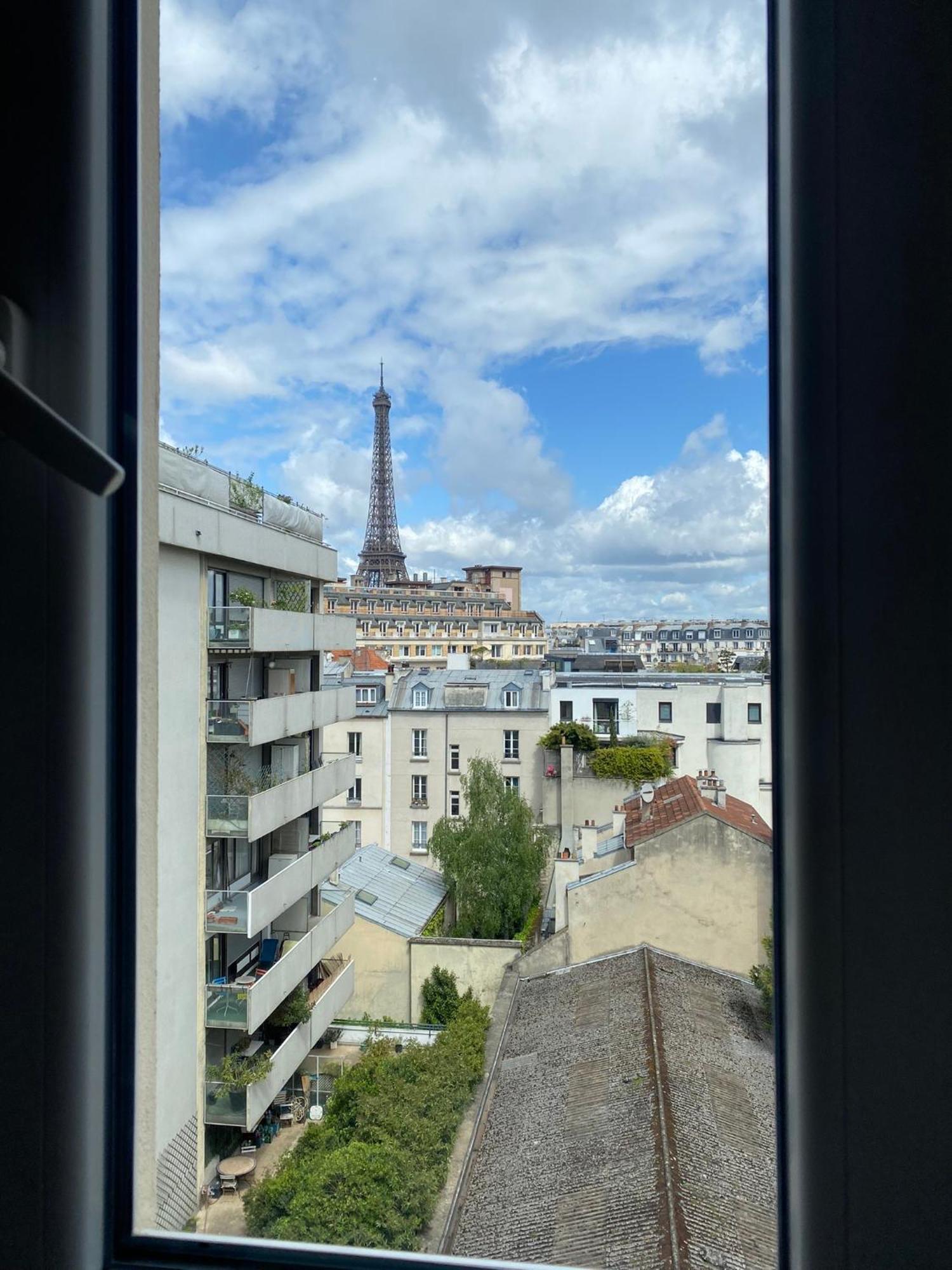 Lumineux 2 Pieces Avec Vue Sur La Tour Eiffel Apartment *