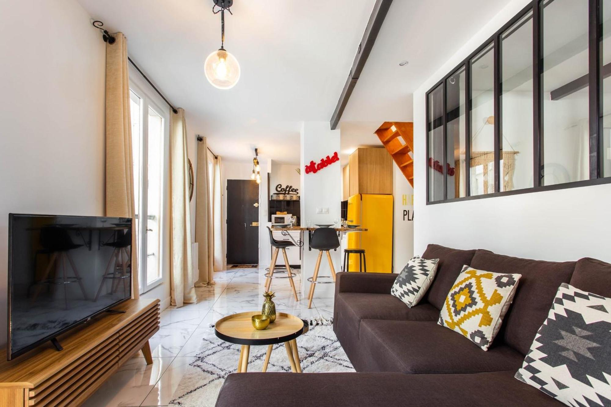 Exquisite Duplex - 6p - Montorgueil Apartment *
