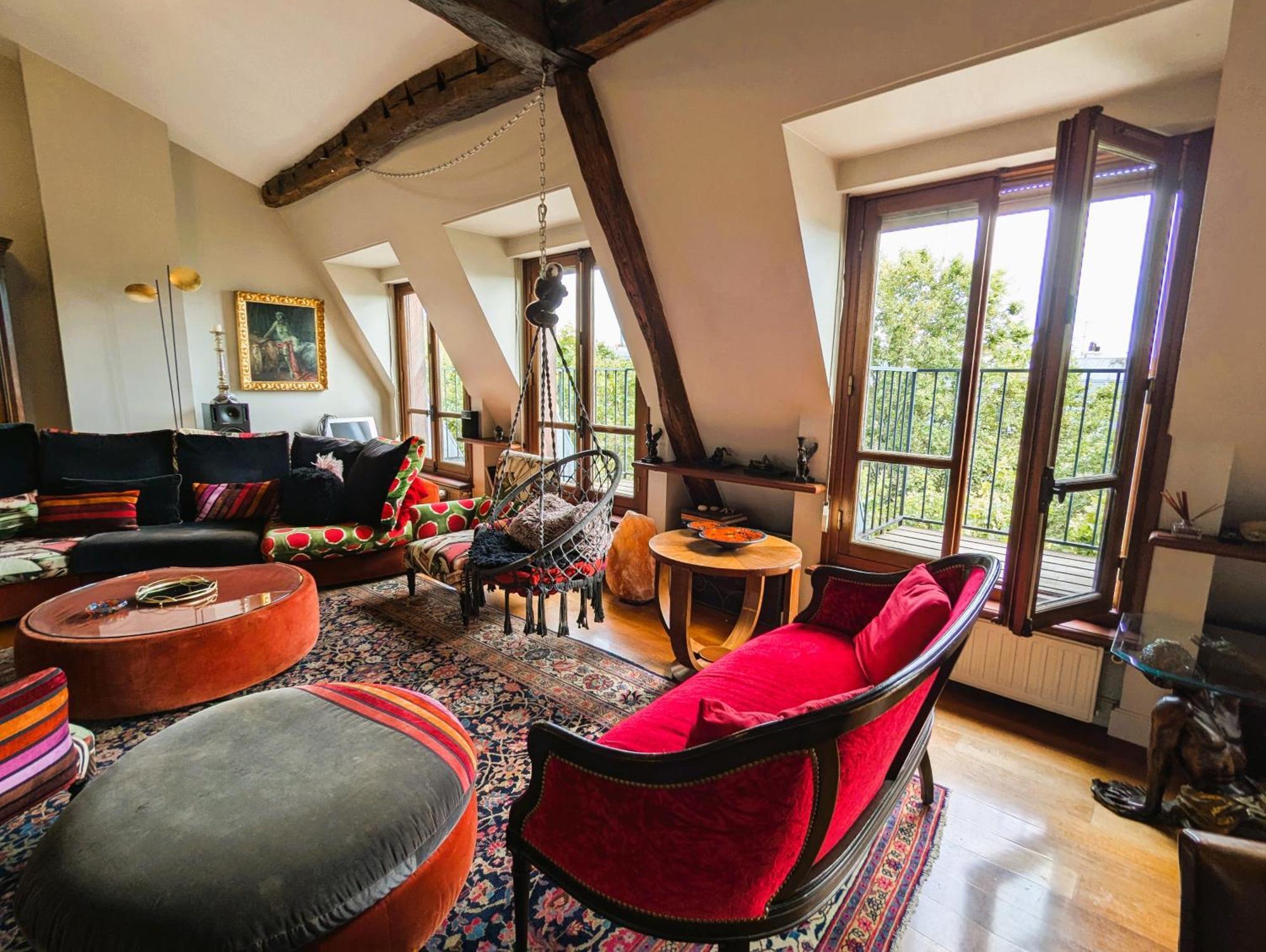 Apartment Vaste Loft Avec Vue - Trudaine Paris