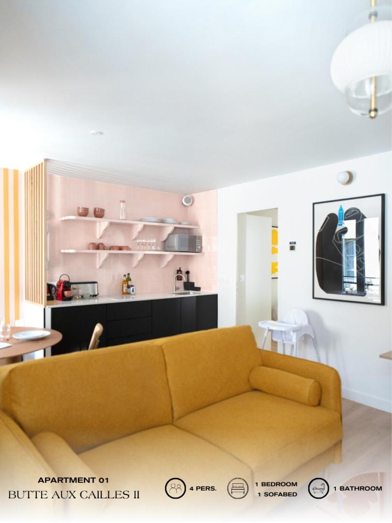 Beauquartier - Butte Aux Cailles Ii Apartamento *