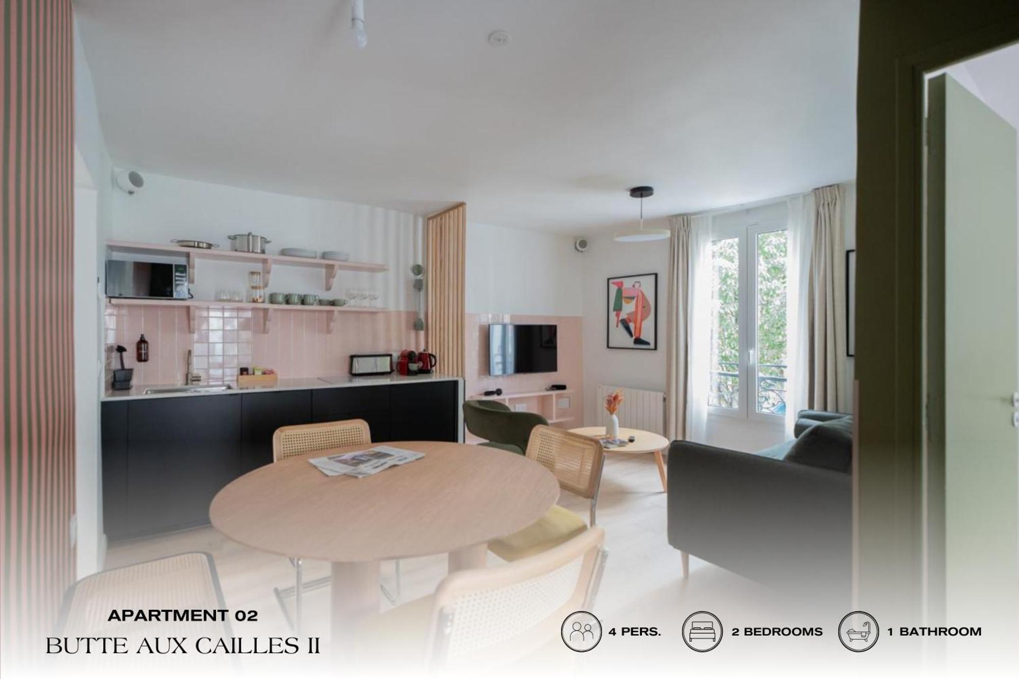Apartamento Beauquartier - Butte Aux Cailles Ii Paris