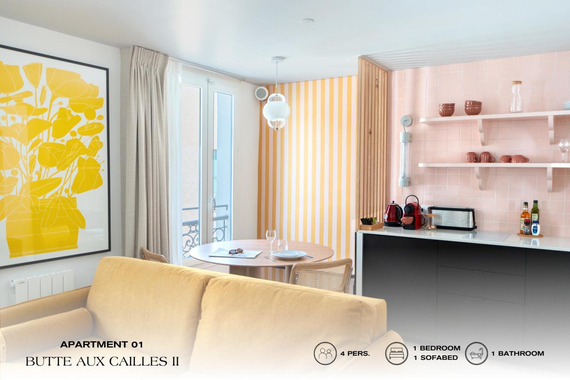 Beauquartier - Butte Aux Cailles Ii Apartamento