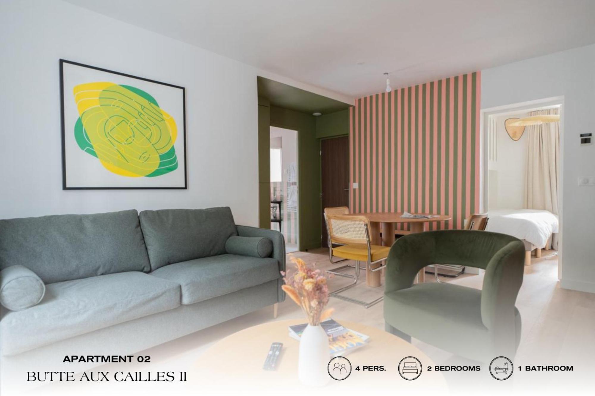 Apartamento Beauquartier - Butte Aux Cailles Ii *