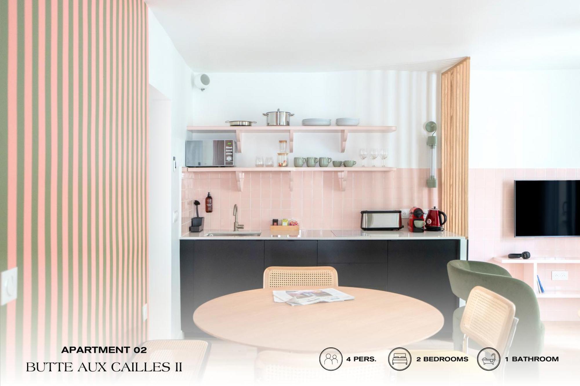 Beauquartier - Butte Aux Cailles Ii Apartamento