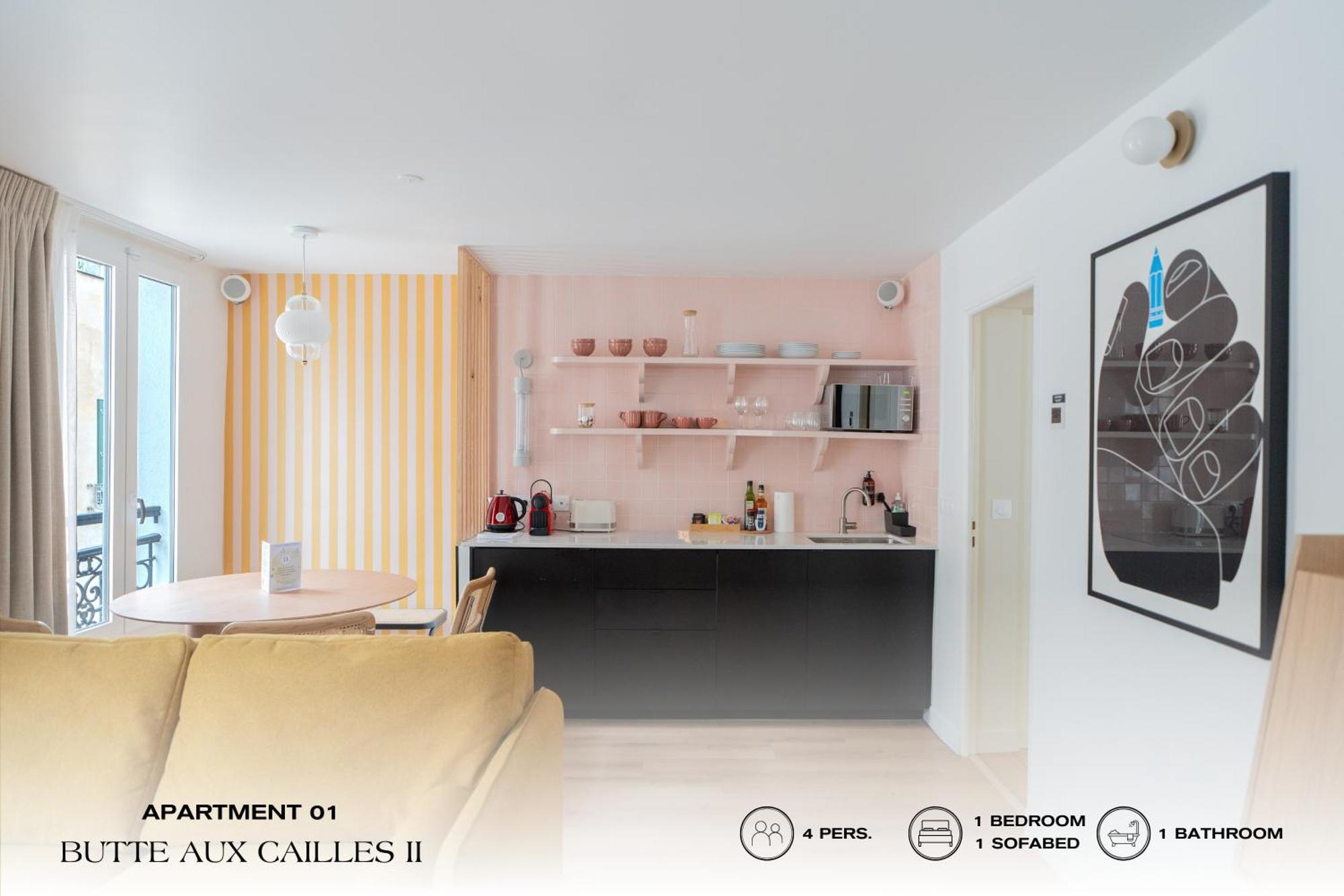 Apartamento Beauquartier - Butte Aux Cailles Ii Paris
