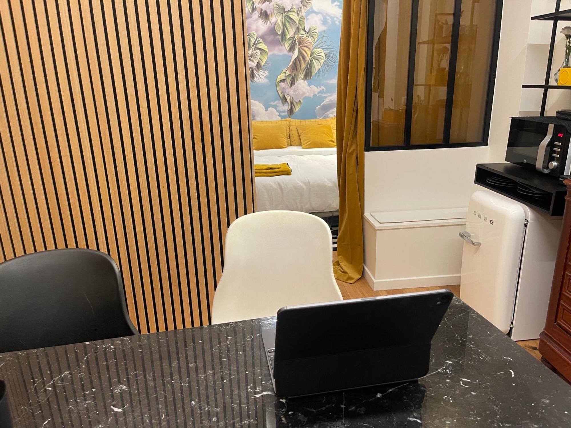 Le Loft Bleu La Madeleine - Un Mini Loft Design Et Tres Apartamento *