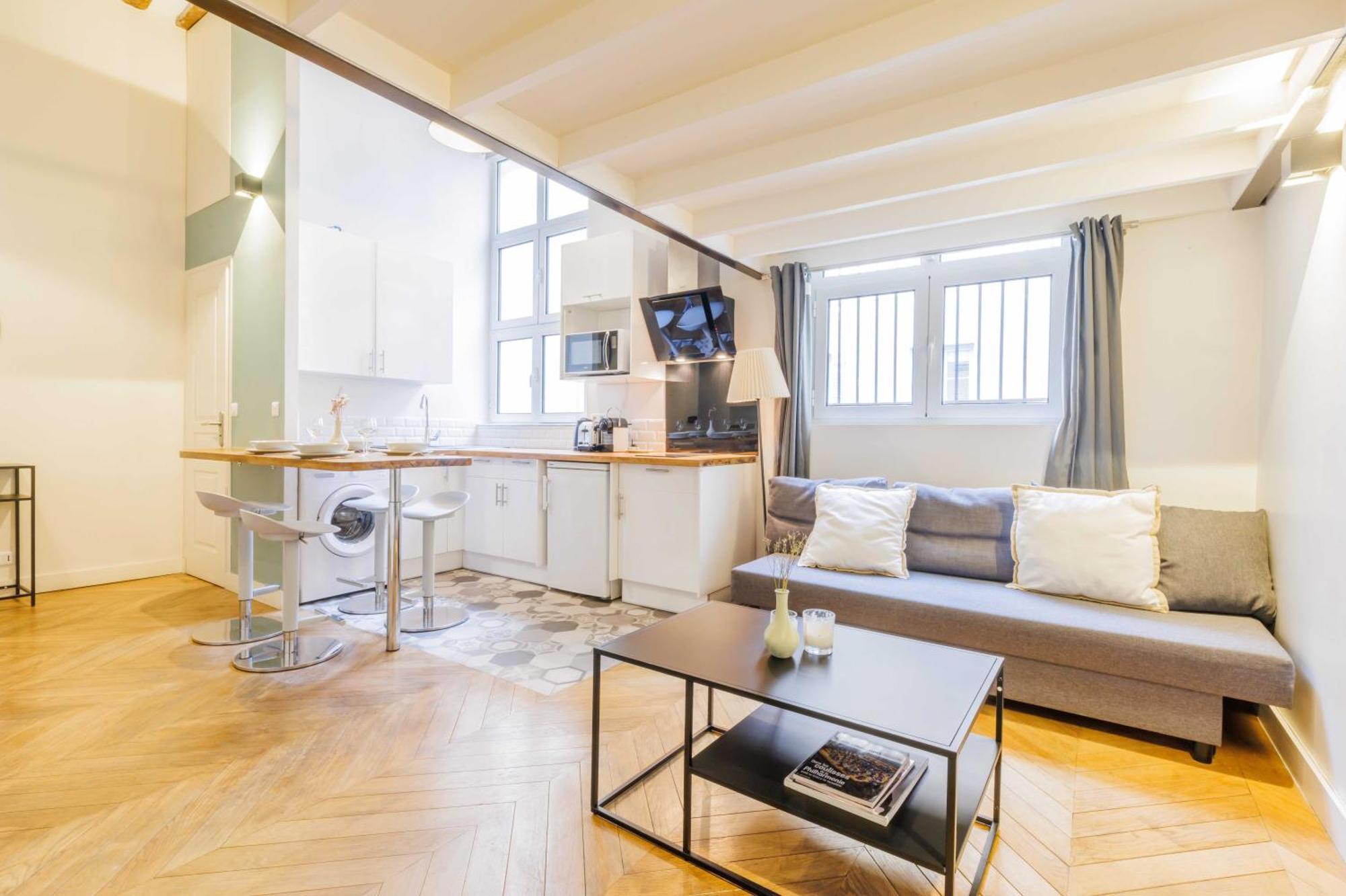 Quiet 1br-4p - Quartier Du Mail * Paris