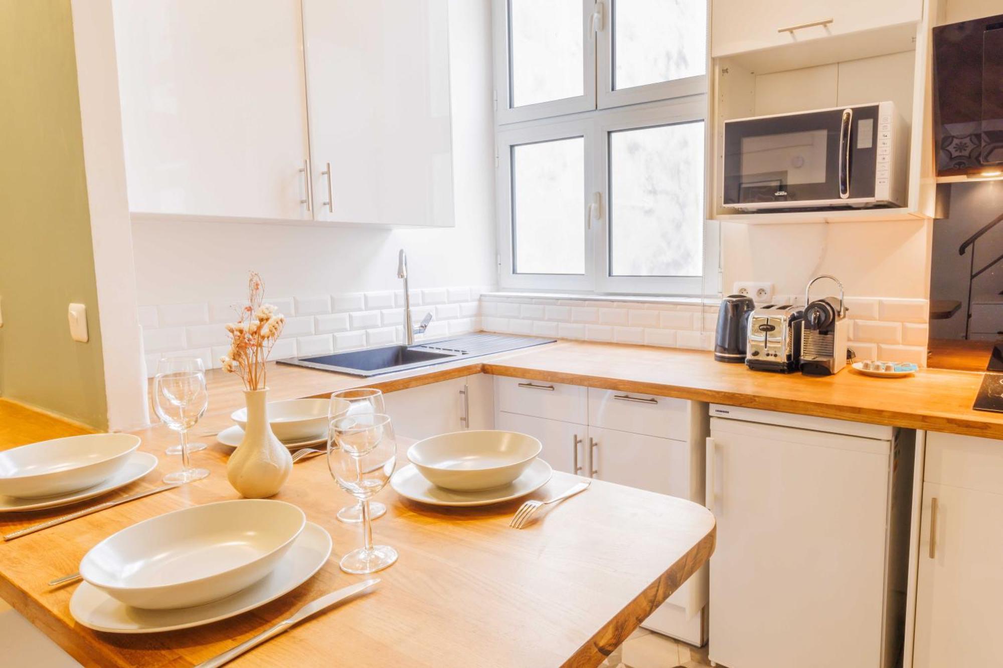 Quiet 1br-4p - Quartier Du Mail Apartamento *