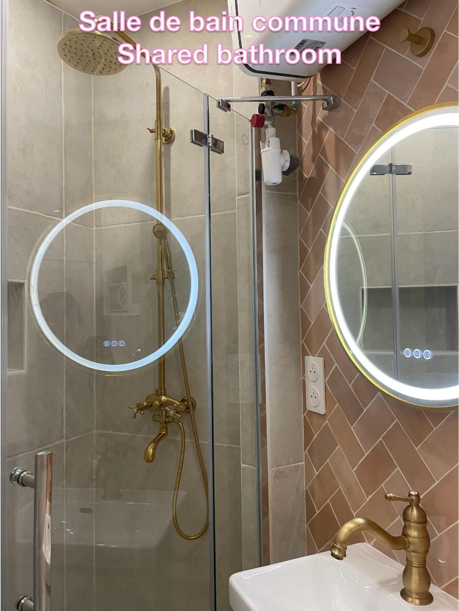 Homestay Privee, Sdb Partage, Arc De Triomphe, Metro 1, T3b, Rer C E A *