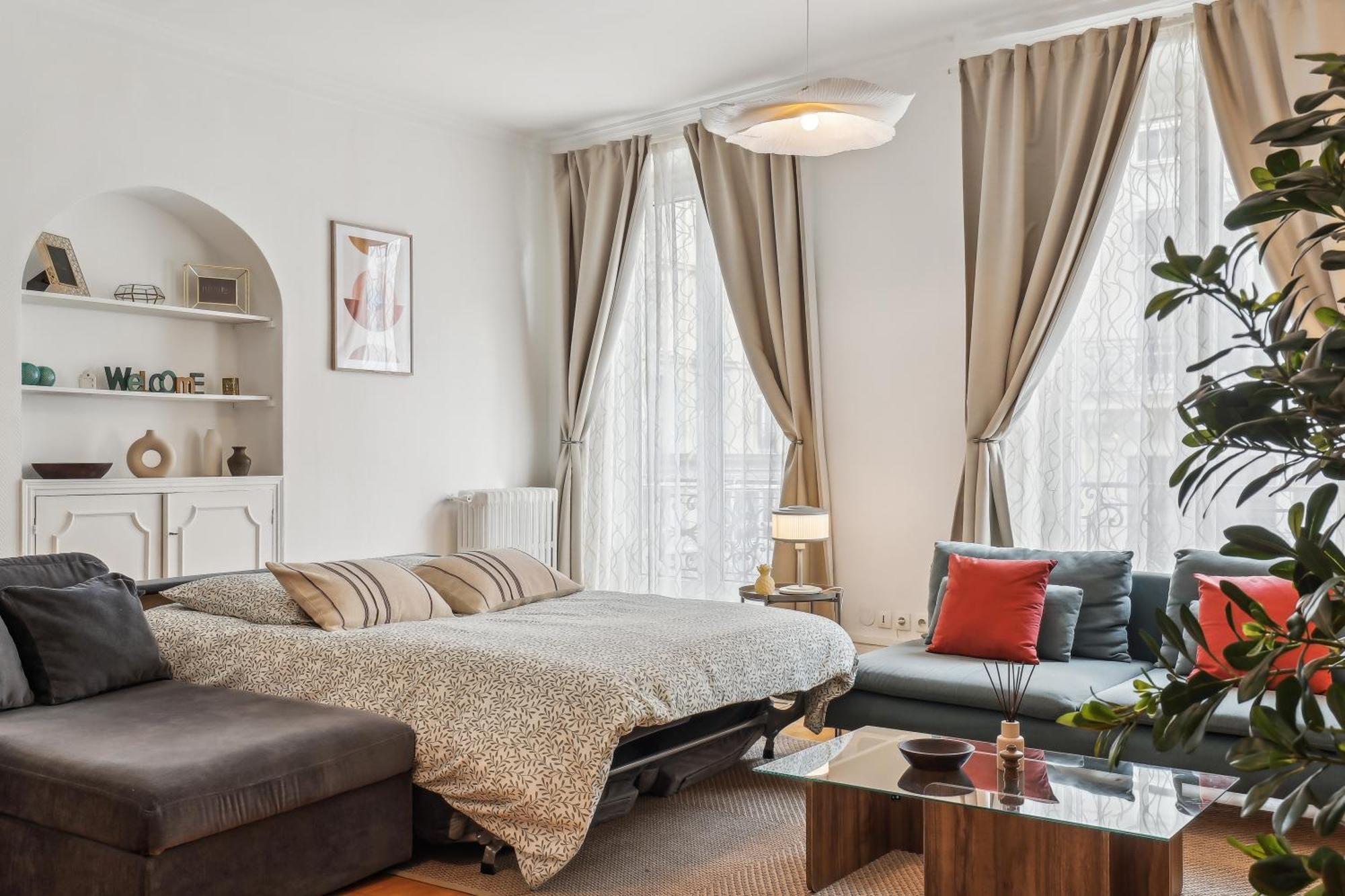 Charming 1 Bedroom 4 Persons - Opera Bourse Paris
