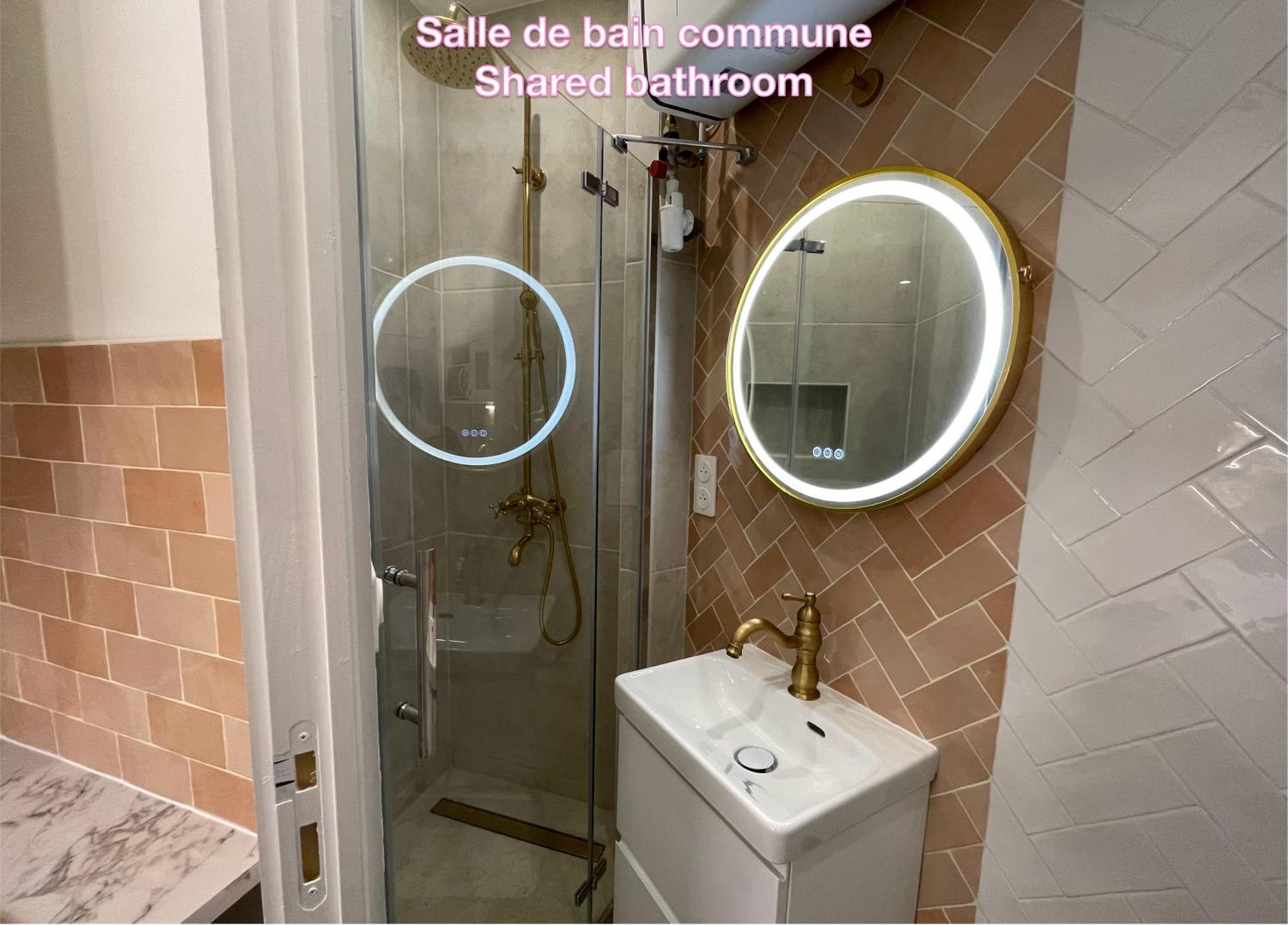 Privee, Sdb Partage, Arc De Triomphe, Metro 1, T3b, Rer C E A * Paris