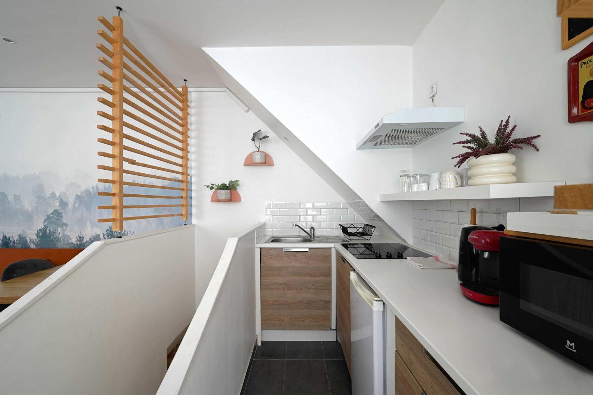Charming Duplex Studio For Four Apartment