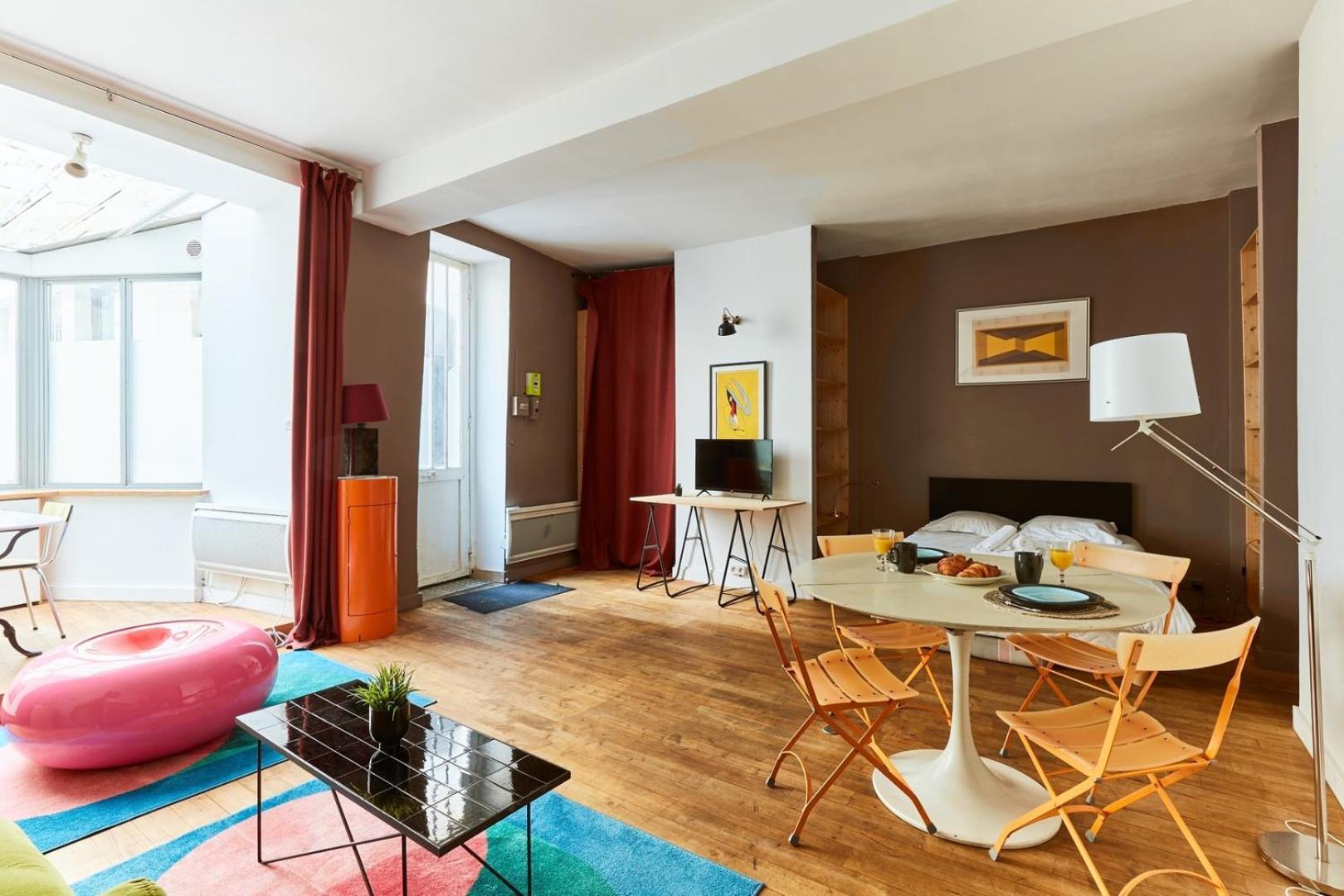 Bnbnook - Modern For 4 - Walk To Pompidou & Louvre *