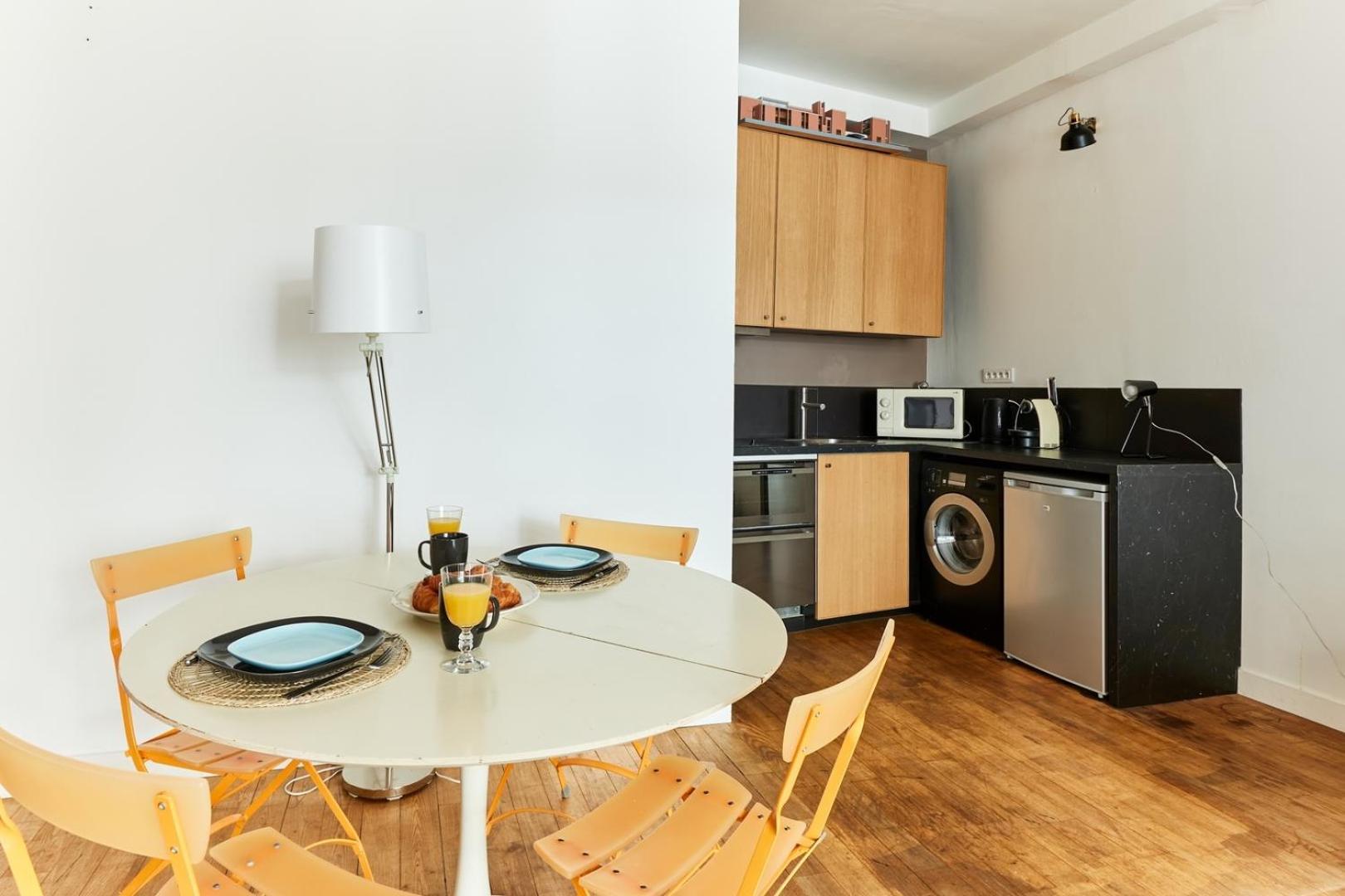 Bnbnook - Modern For 4 - Walk To Pompidou & Louvre