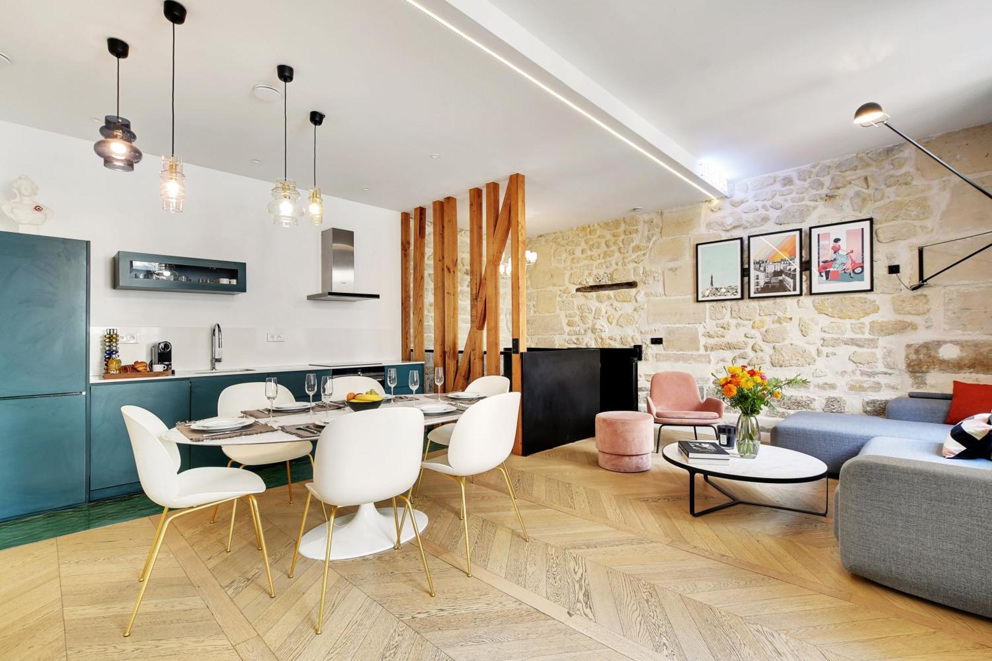 Sereners - Charming Serviced - Place Des Vosges Appartement