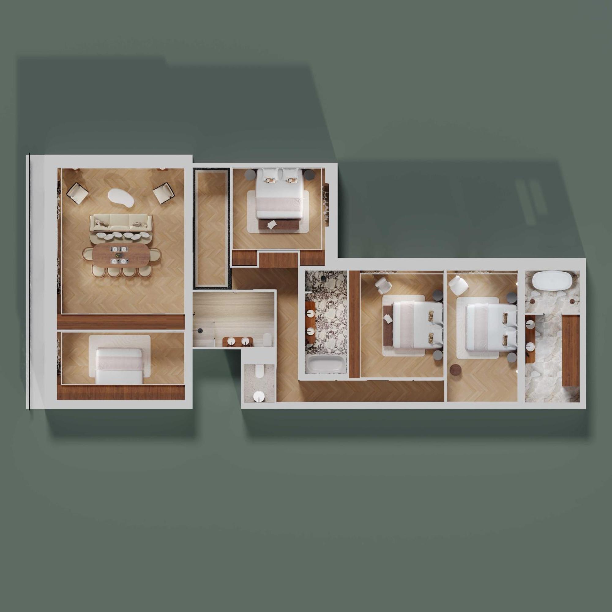 Luxury - Ac - 4br- 8p - Bastille Apartment