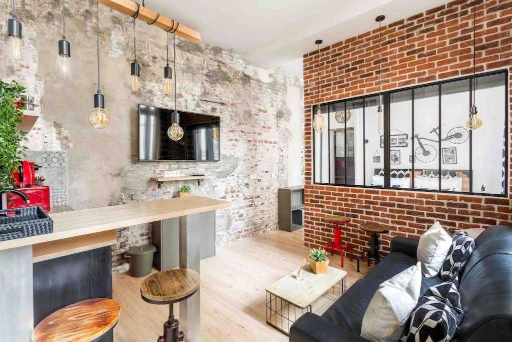 M2- Modern Loft In Le Marais, Bright And Comfortable