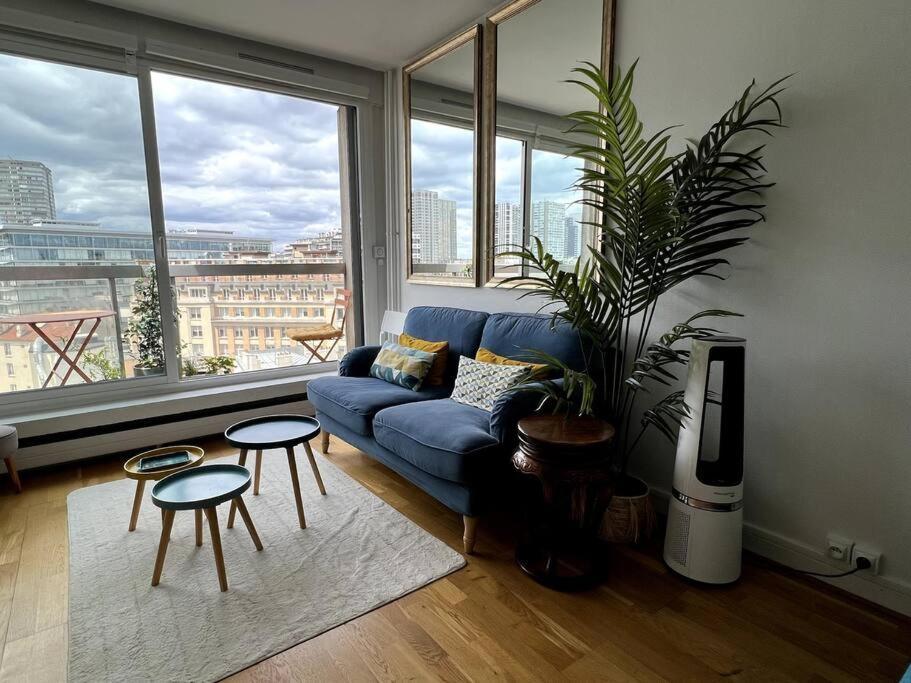 Apartment Tour Eiffel - Vue Imprenable Au-dessus Des Toits, Balcon *