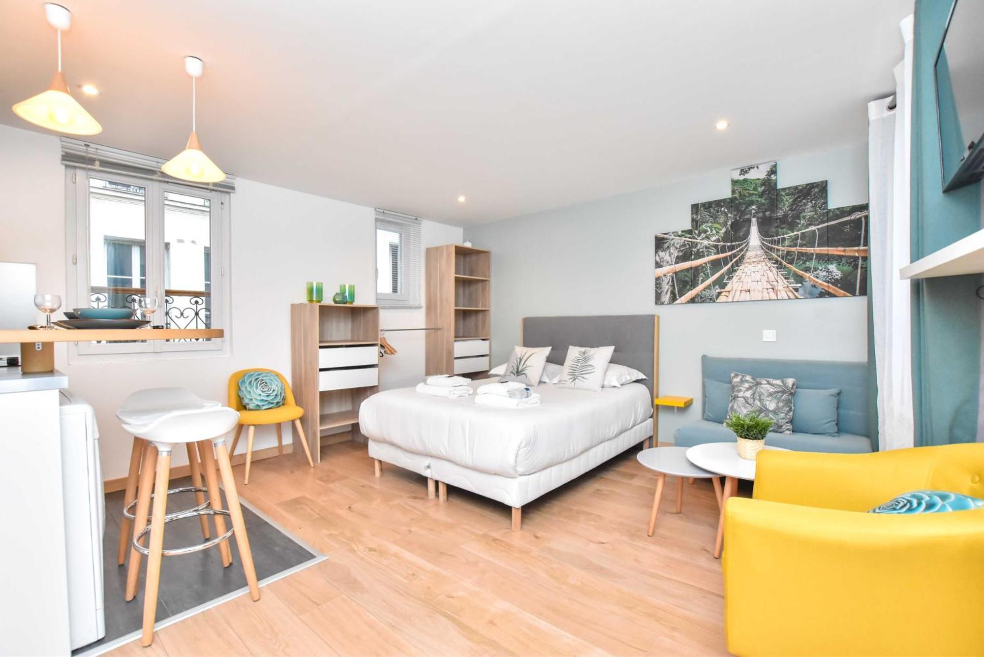 Apartment Comfortable Studio - 2p - Sentier Paris