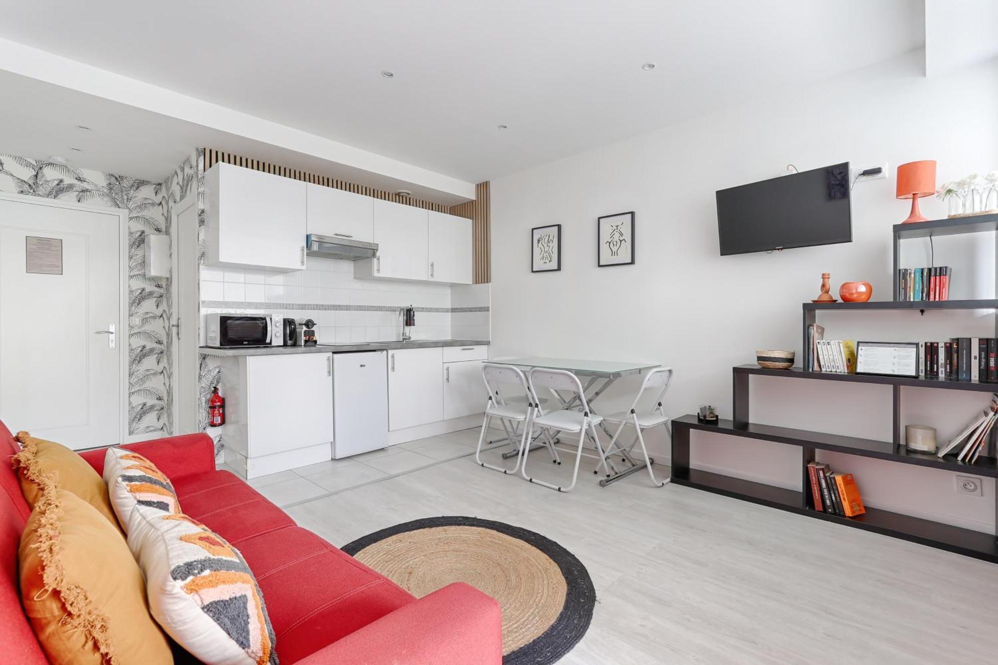 Saint Fargeau Gambetta Iii Lovely 4p-1br Apartamento *