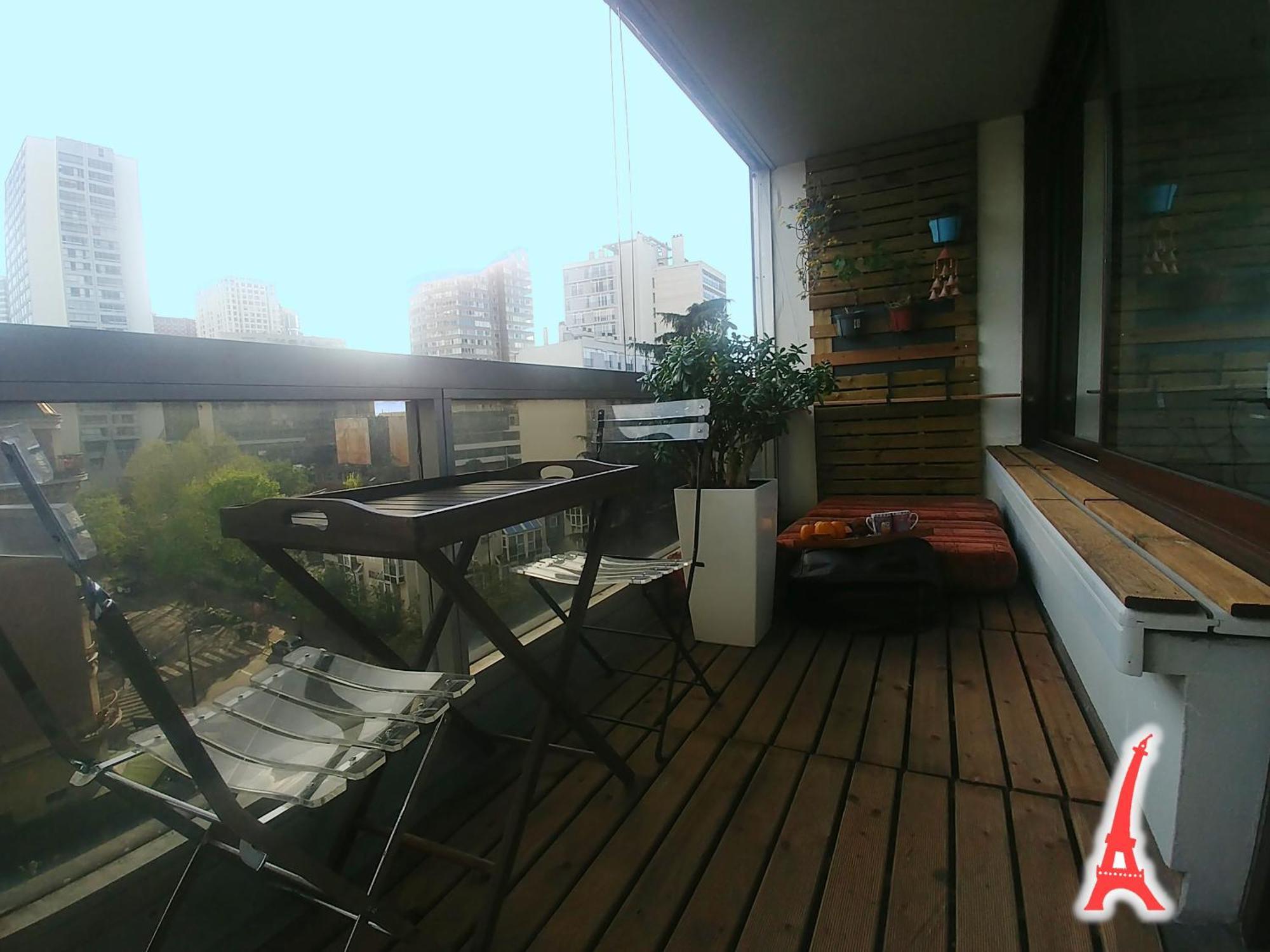 Tour Eiffel Two-bathroom Two-bedroom Loggia Spacious Quiet Brand-new Appartement *