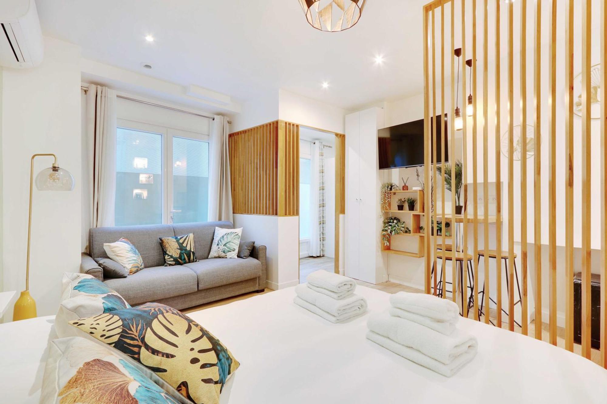 Apartment Charming With Ac -1br-3p- Sentier Paris