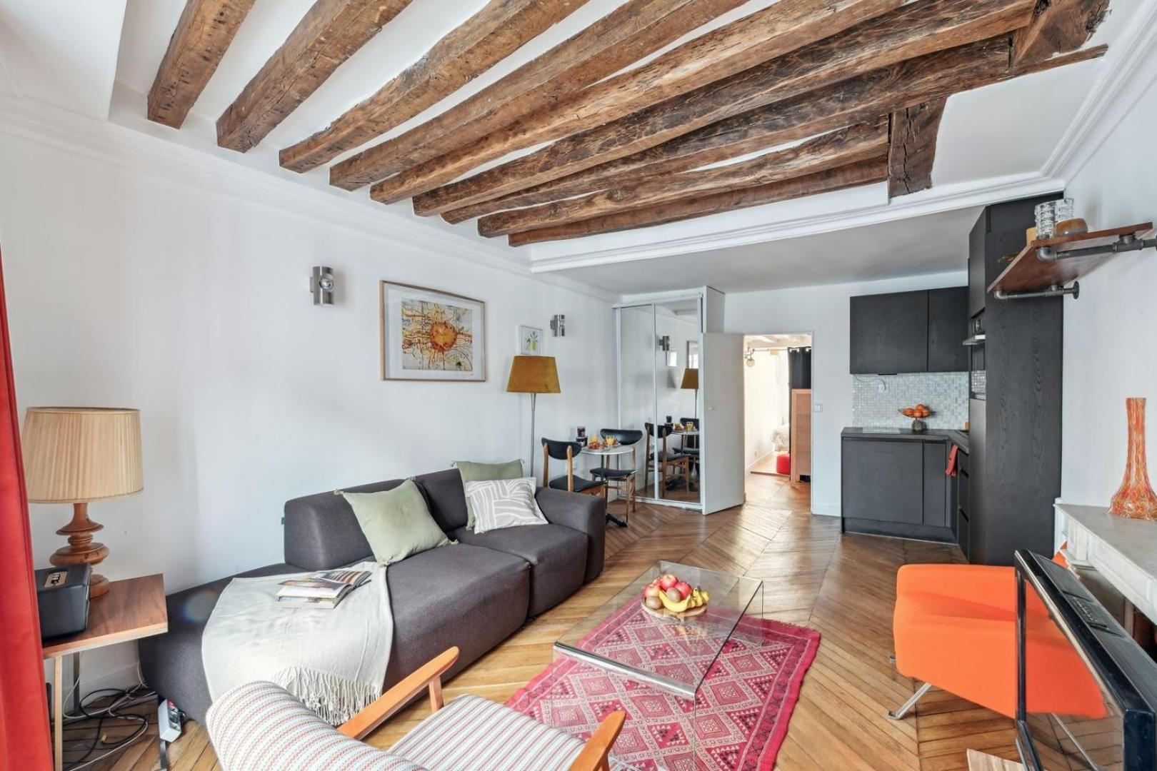 Bnbnook - Bright 1br By Opera & Louvre & Galleries *