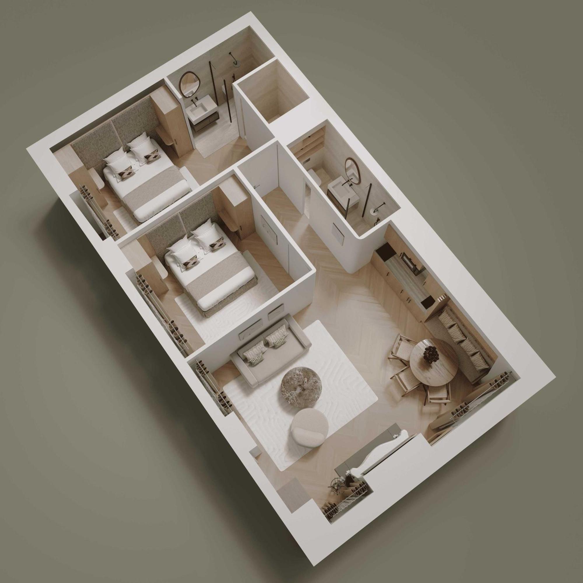 Elegant Apartment- 2br-6p- Le Marais Apartment *