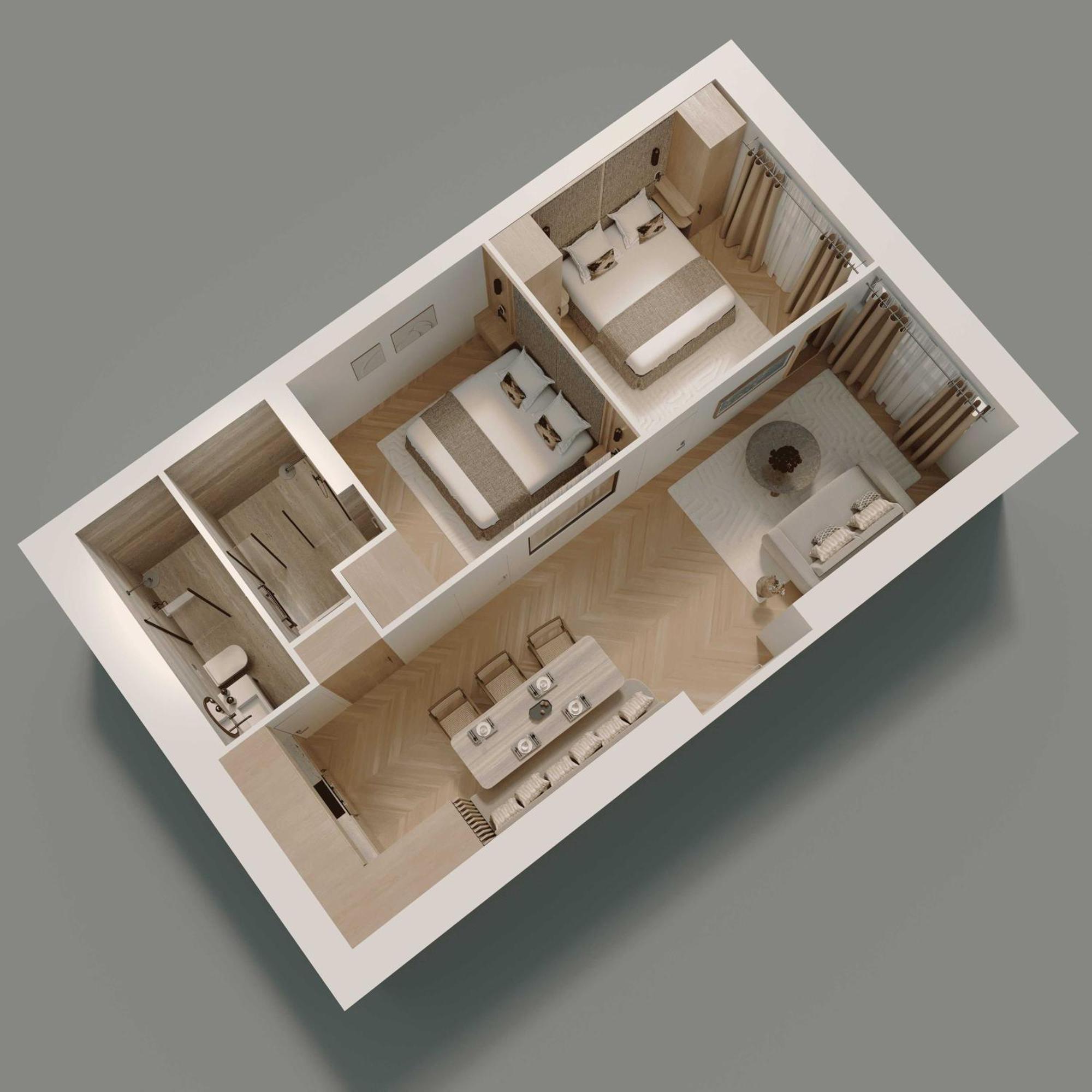 Elegant Apartment- 2br-6p- Le Marais Apartment *