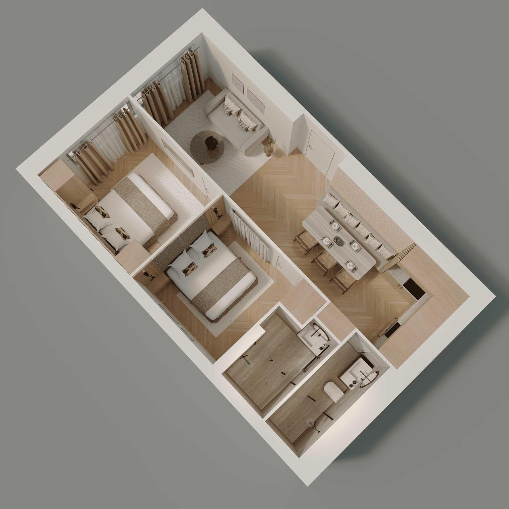 Apartment Elegant Apartment- 2br-6p- Le Marais Paris