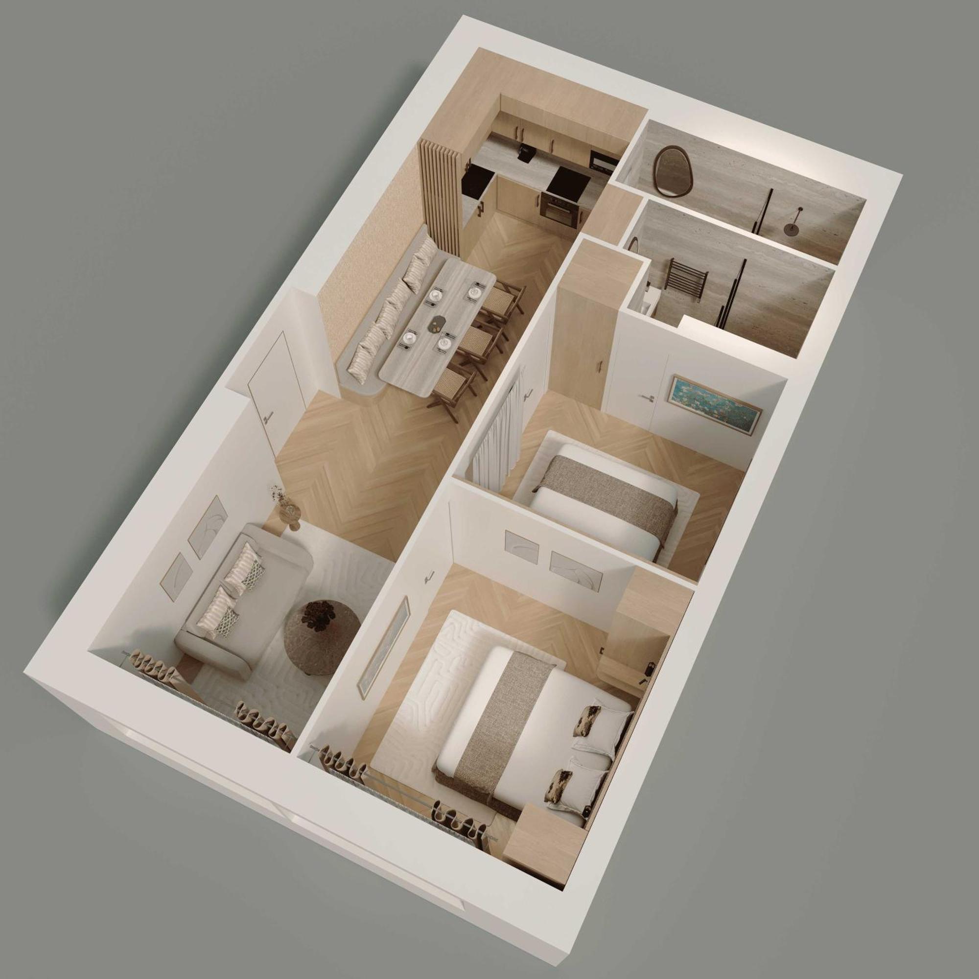 Elegant Apartment- 2br-6p- Le Marais