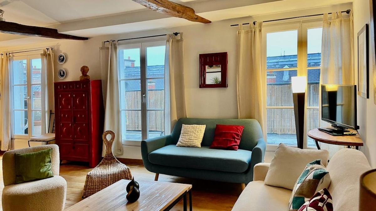 Odeon 1 Bedroom, Ac, Lift, Terrace, Garage Paris