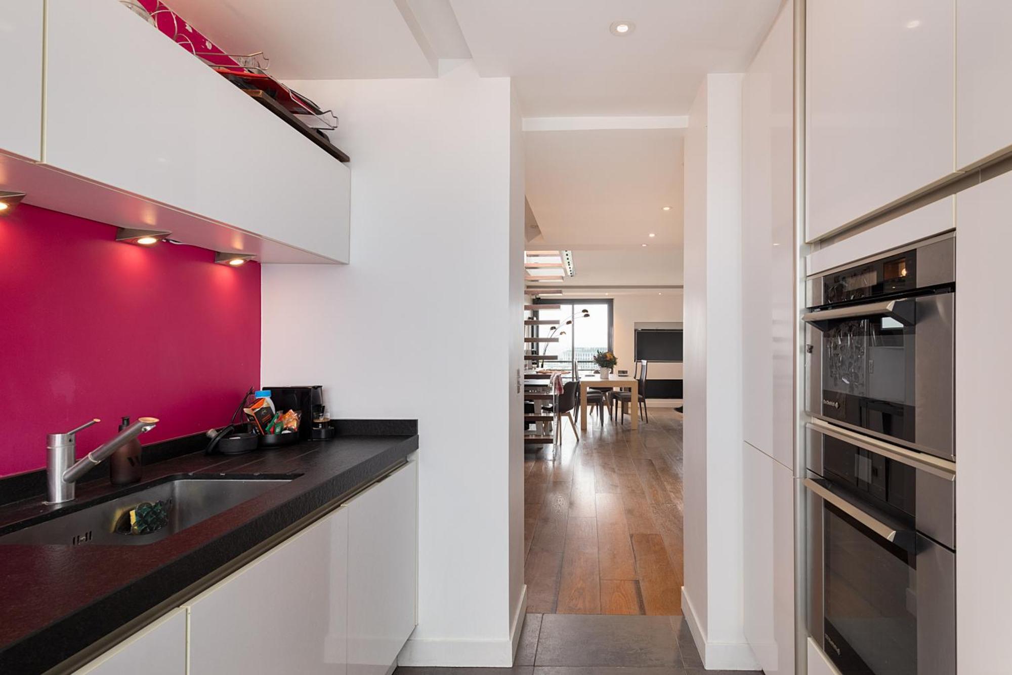 Apartment Floor With Eiffel Tower View And Roof Paris