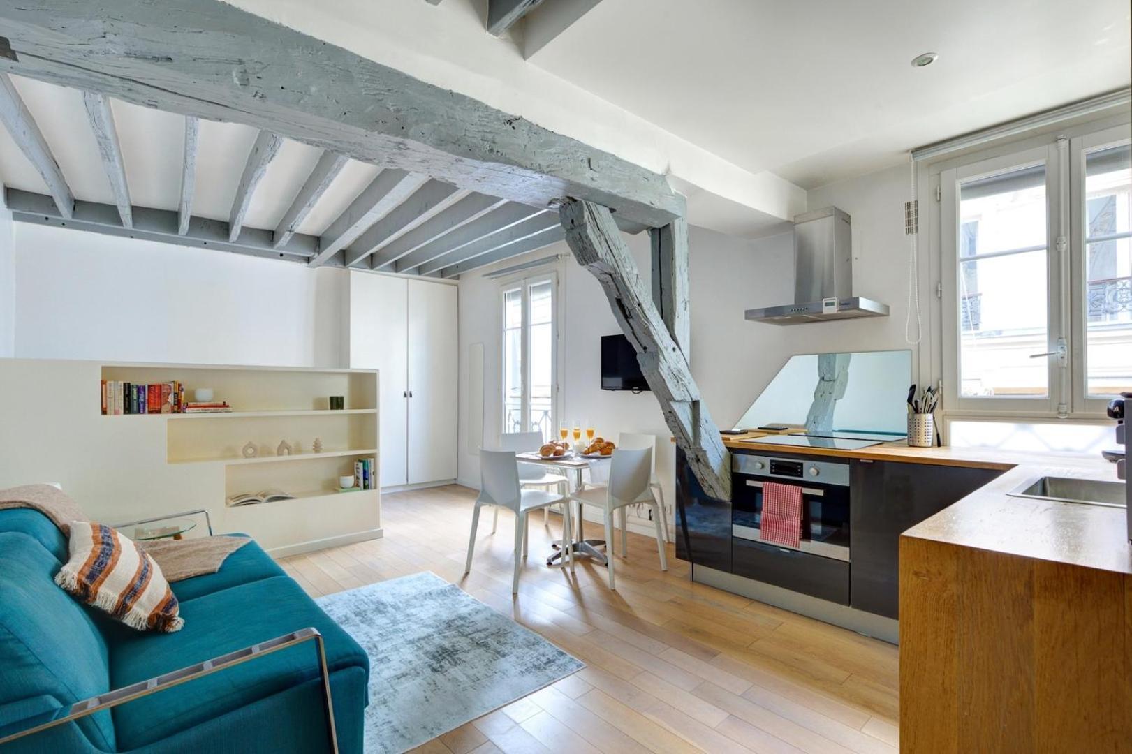 Bnbnook - Charming By Notre-dame & Pompidou Apartment